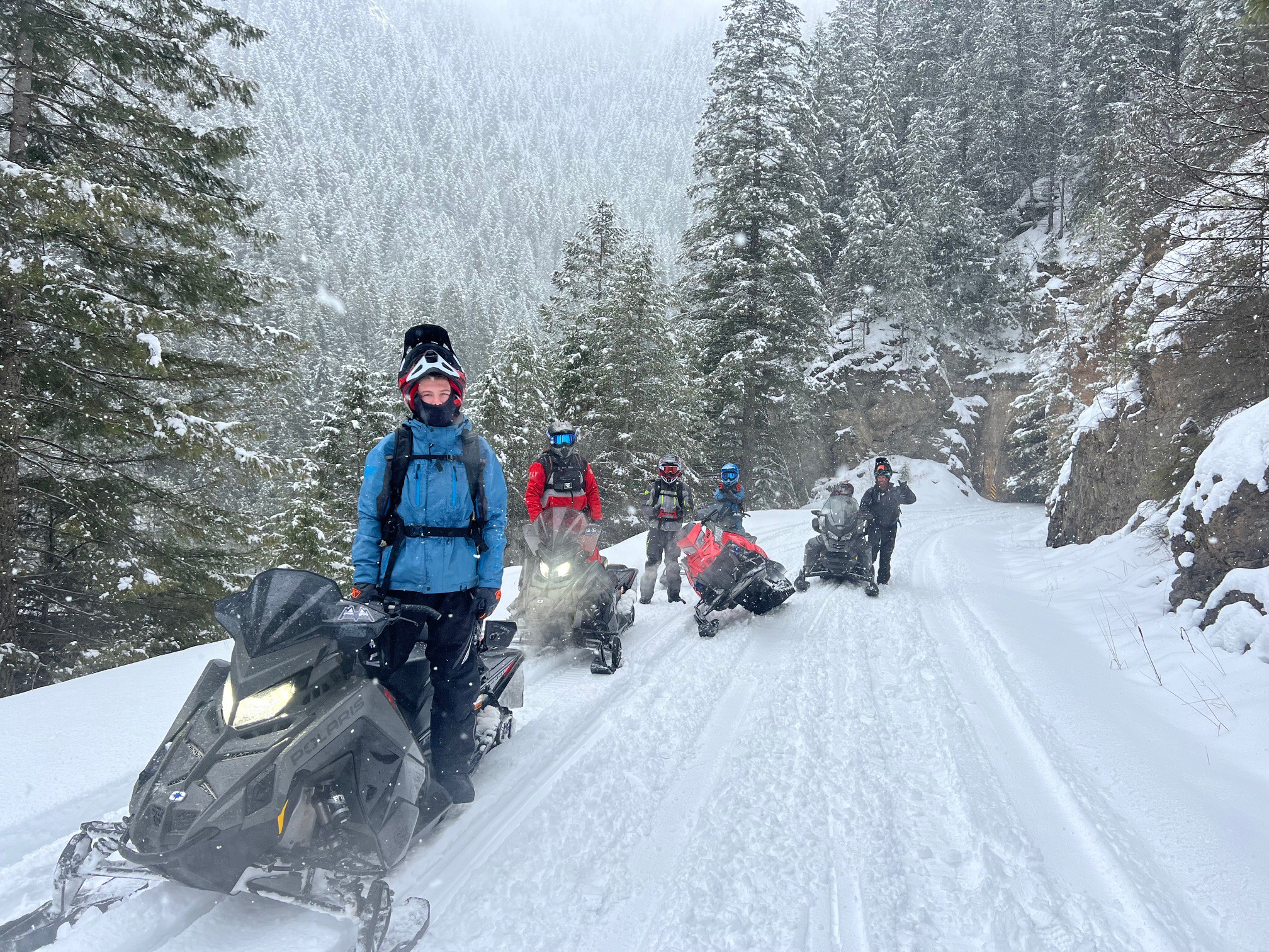 Donnelly Guided Snowmobile tour Level 1- Joker Creek Loop