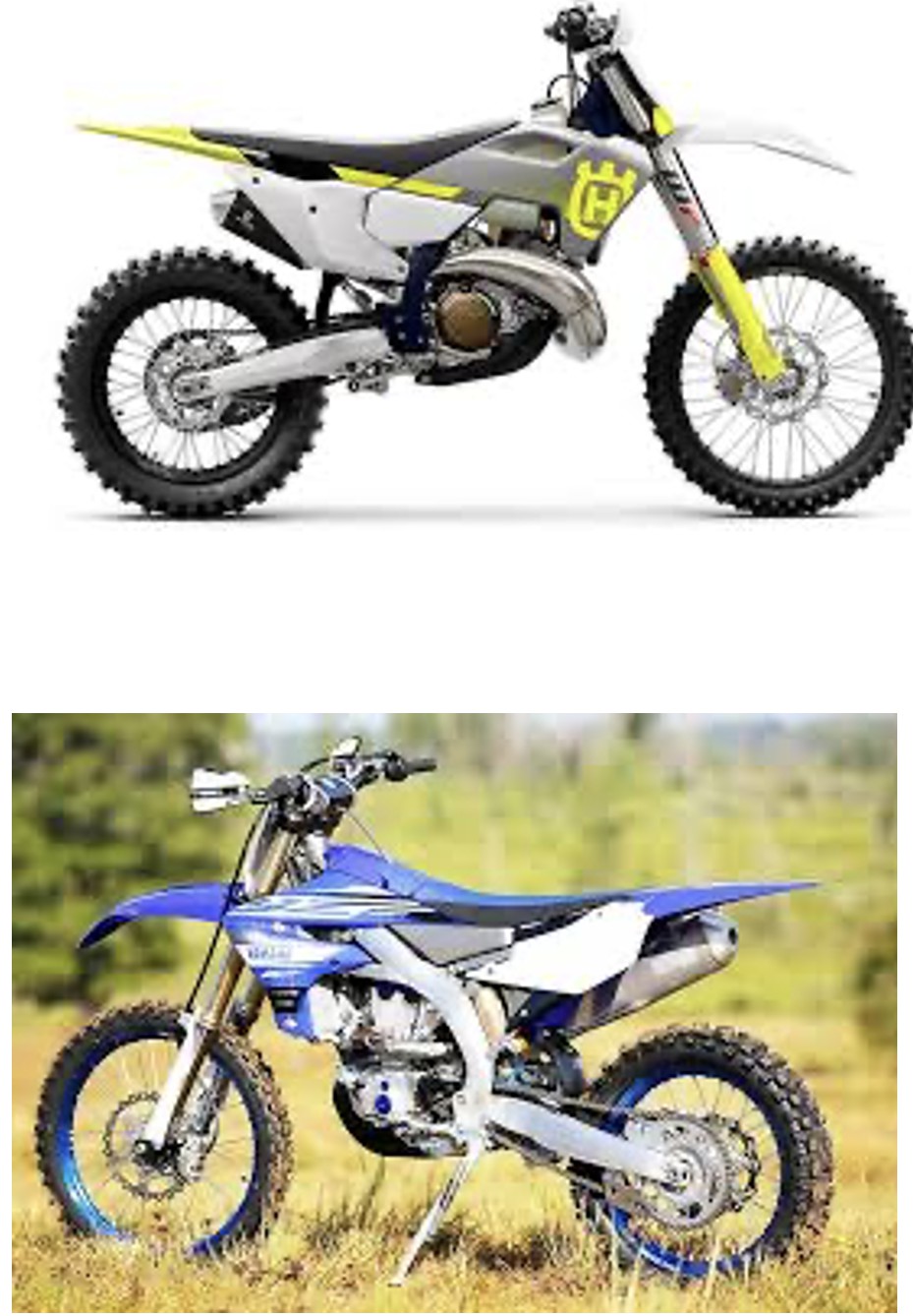 Husqvarna 300 TX motorbike or Yamaha YZ 450 FX